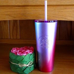 Starbucks 2021 Holiday Ombre Metal Tumbler